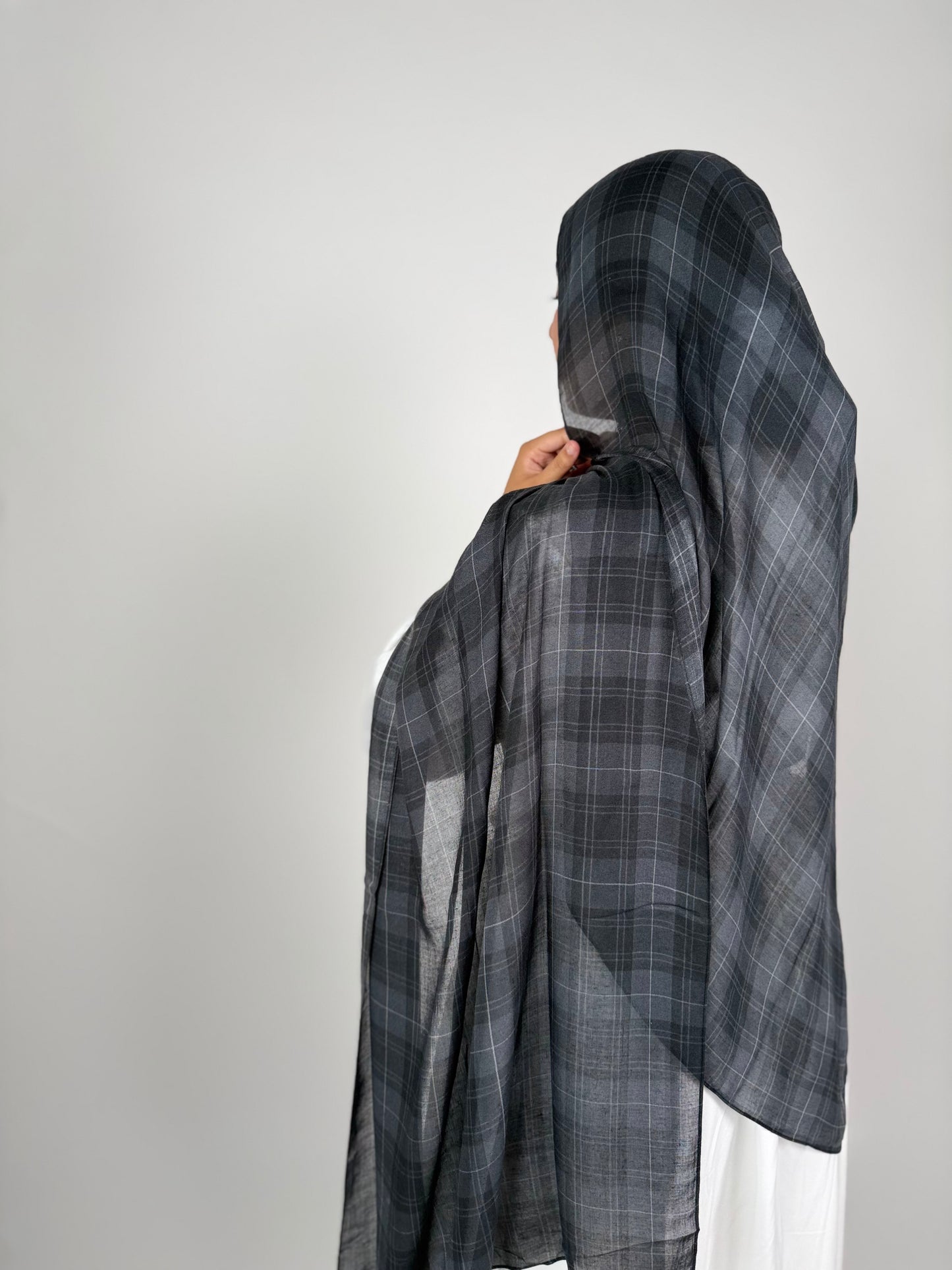 Black Grey Check