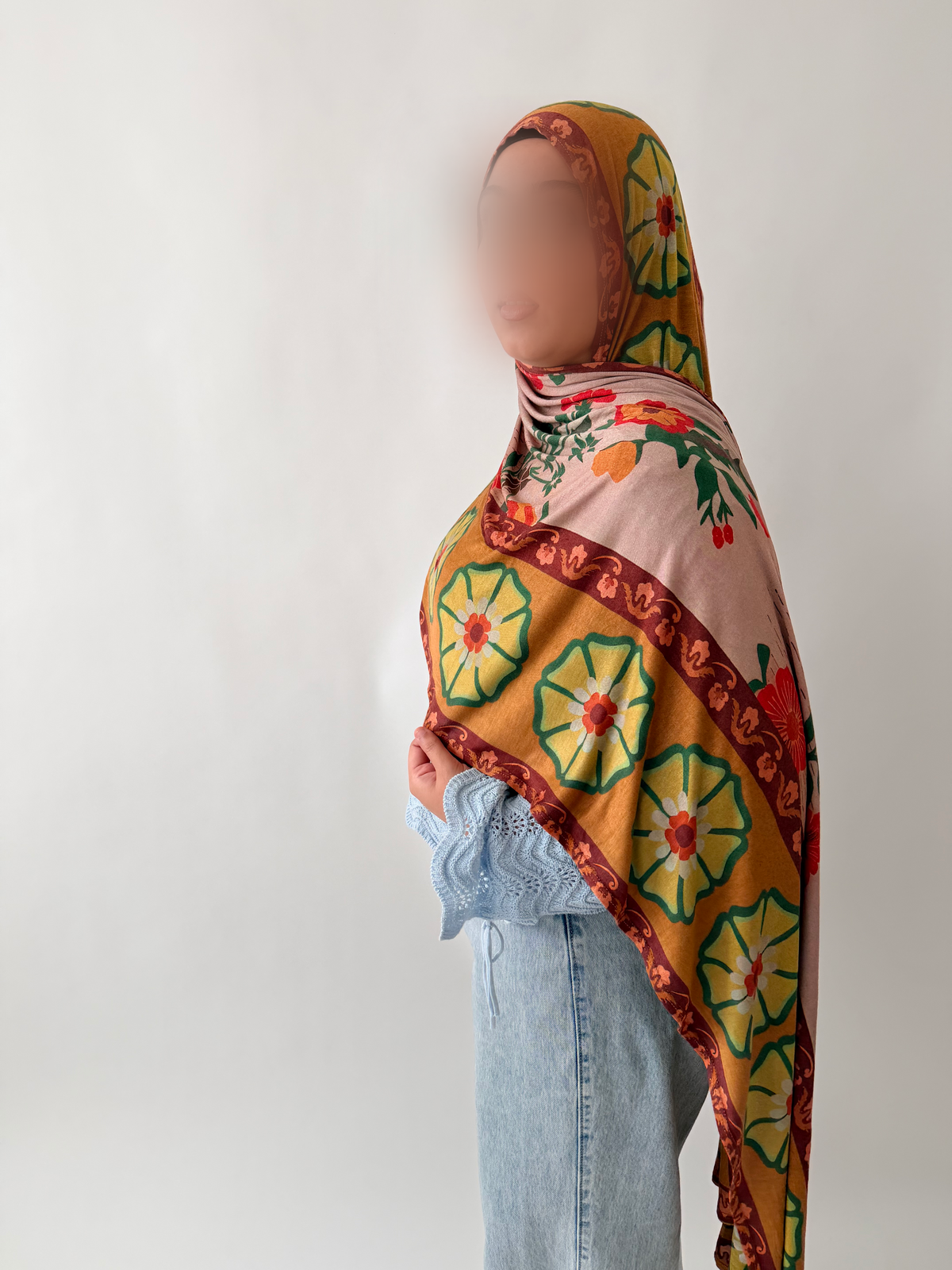 Olive Floral Jersey