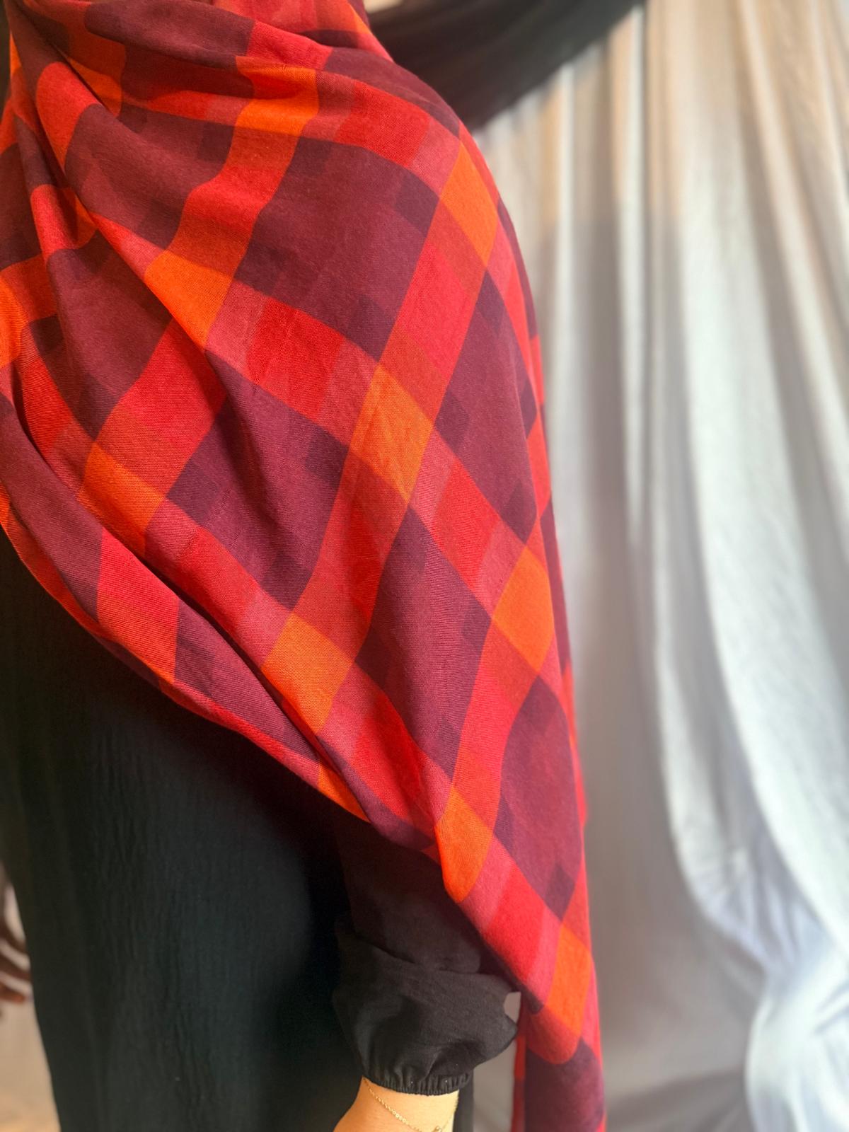 Red Tartan Modal