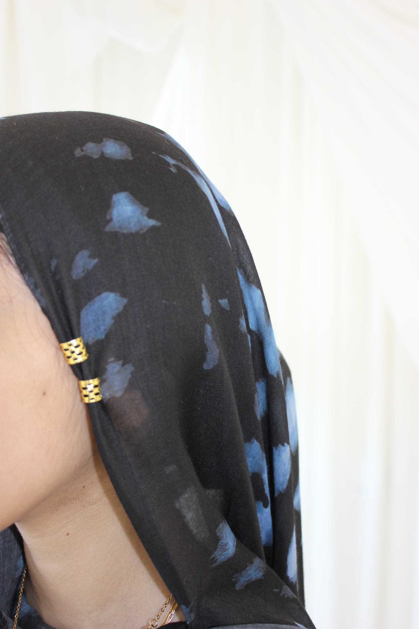 Gold Hijab Hair Cuffs
