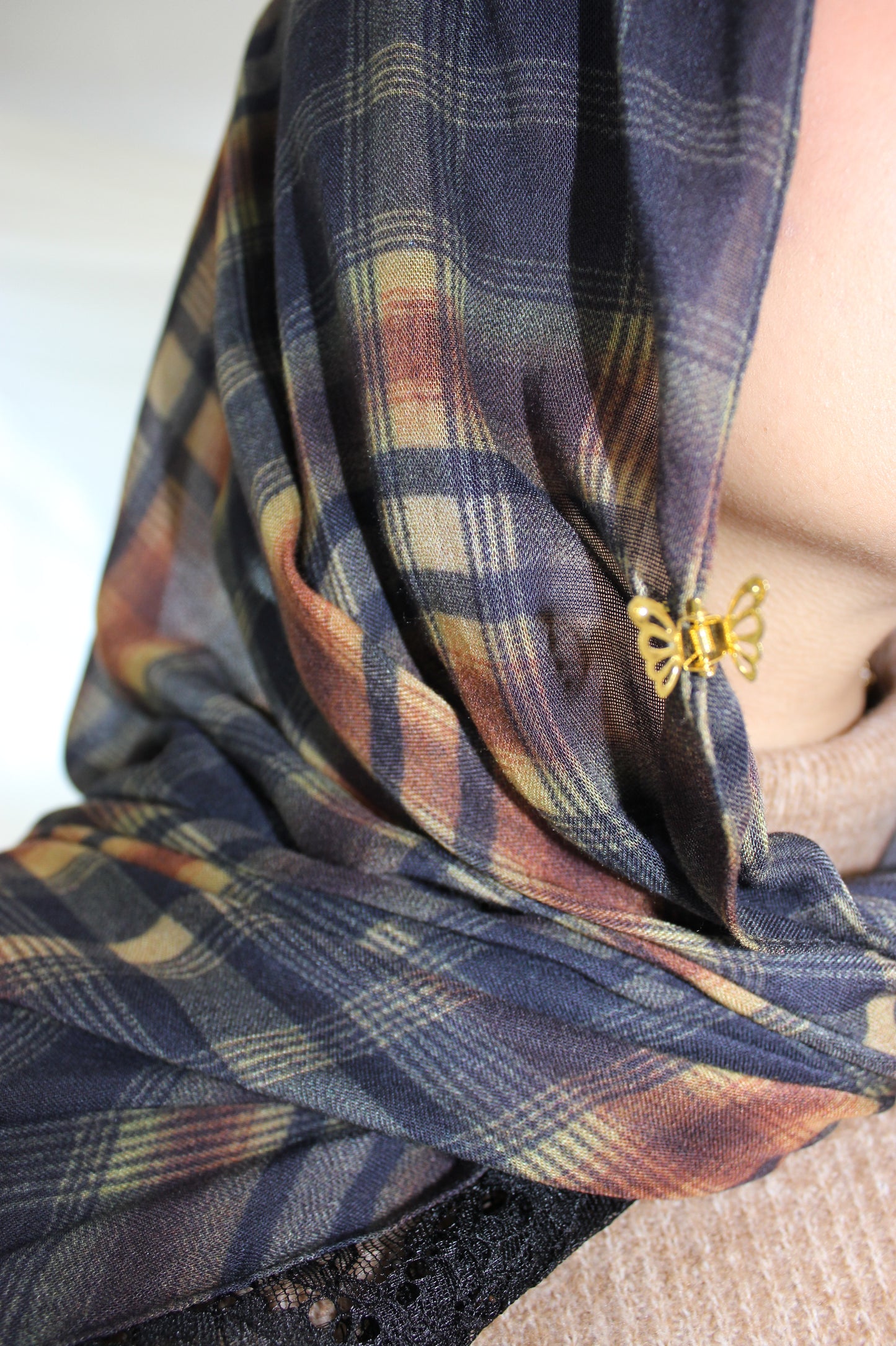 Butterfly Hijab Hair Cuffs