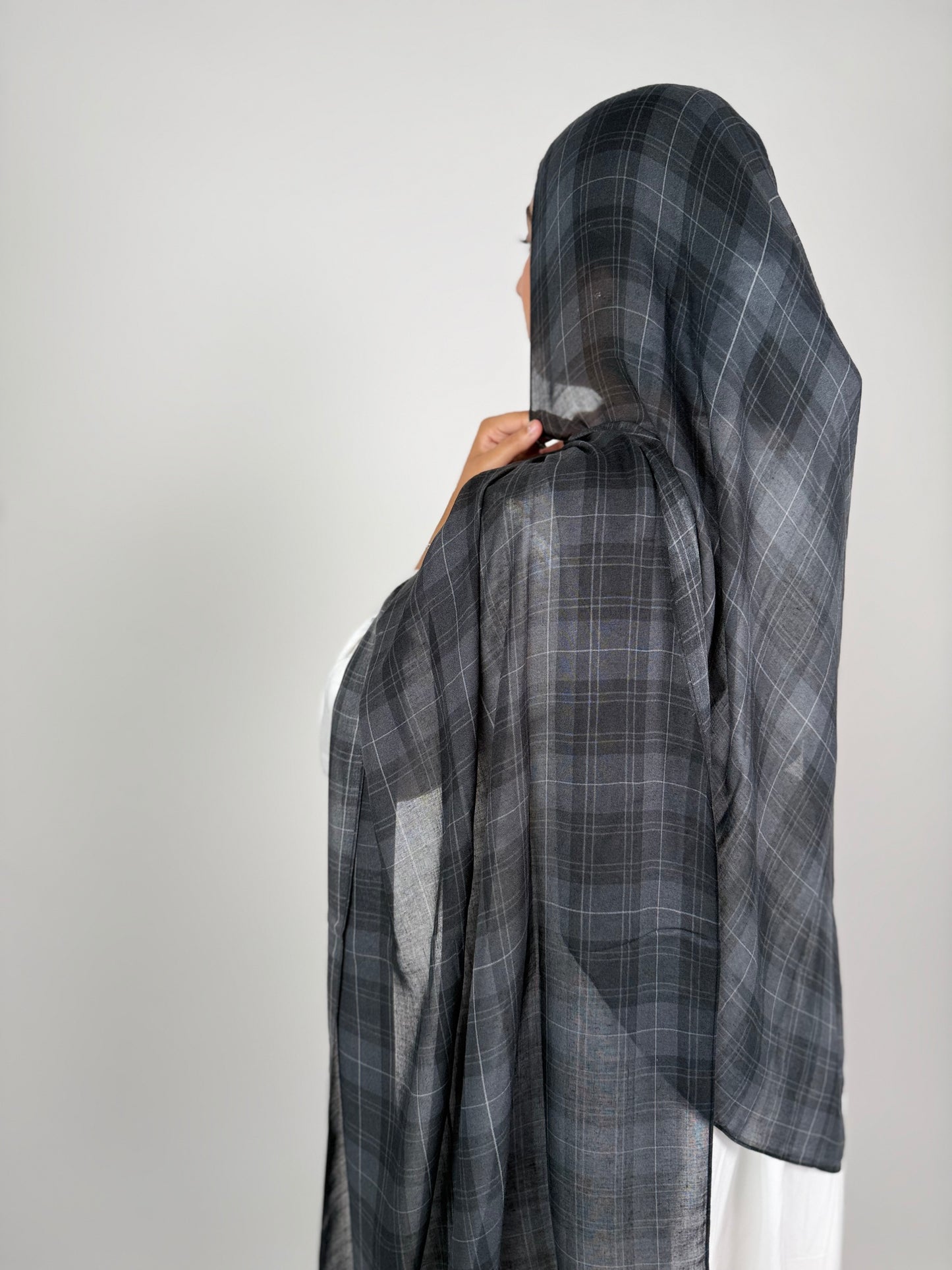 Black Grey Check