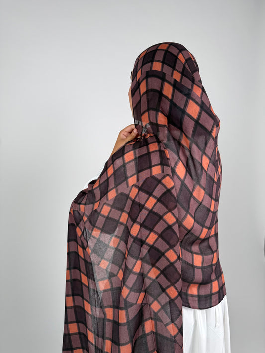 Purple Plaid Check
