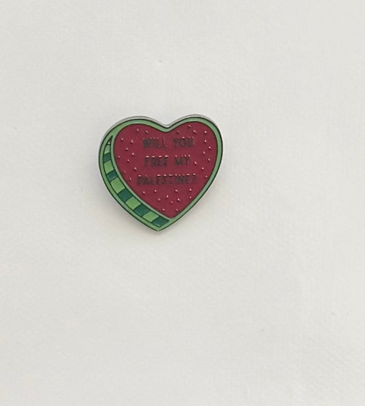 Love & Freedom for Palestine Badge