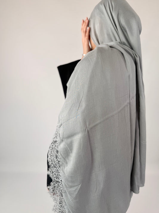 Dove Grey Lace