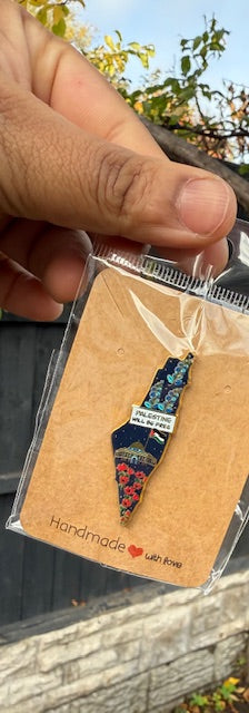 Gold Palestine Badge
