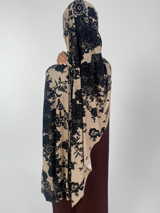 Black Rose Lace Jersey