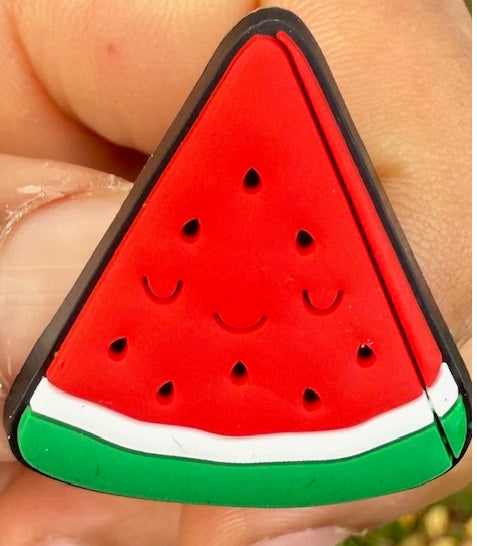 Watermelon Smiley Face Charm